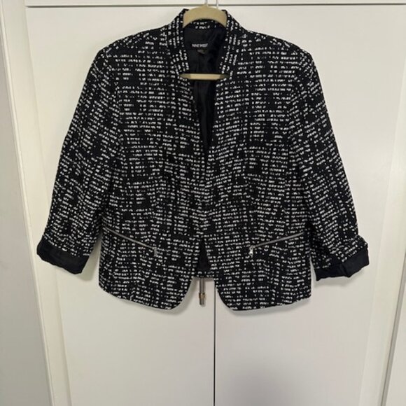 Nine West Tweed Crop Blazer - Picture 5 of 5